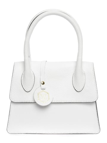 Luisa Vannini Blanco Bolso de cuero