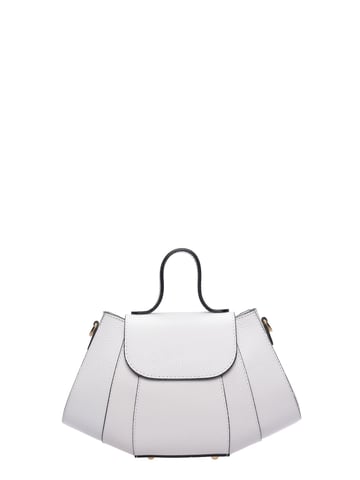 Luisa Vannini Blanco Bolso de cuero