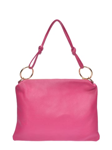 Luisa Vannini Fucsia Bolso de cuero