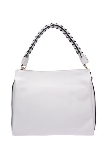 Luisa Vannini Blanco Bolso de cuero