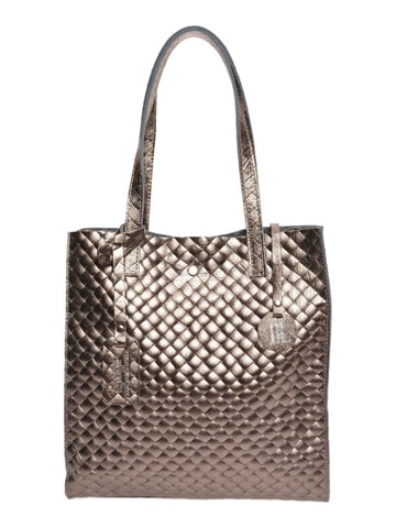 Anna Luchini Bronce Bolso de cuero