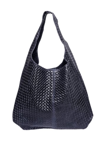 Luisa Vannini AZUL   Bolso de cuero