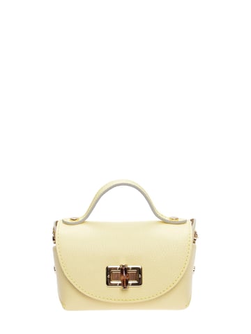 Anna Luchini Amarillo Bolso de cuero