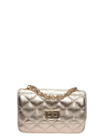Luisa Vannini Oro Bolso de cuero