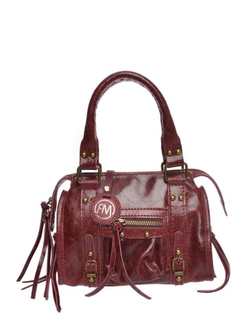 Roberta M Violet Bolso de cuero