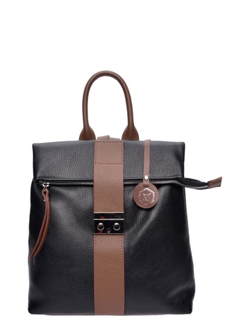 Luisa Vannini Bicolor Bolso de cuero