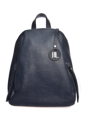 Anna Luchini Azul Bolso de cuero