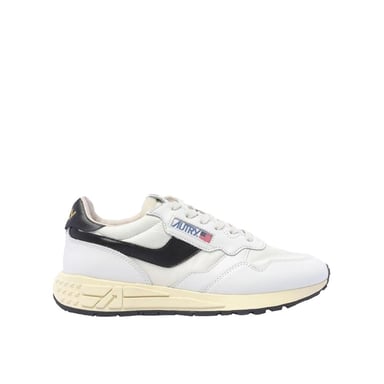Zapatillas bajas de cuero blanco Autry