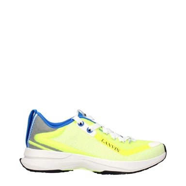 Zapatillas deportivas de tela amarillas Lanvin
