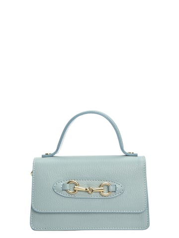 Isabella Rhea Turquesa Bolso de cuero