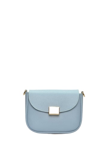 Anna Luchini Turquesa Bolso de cuero