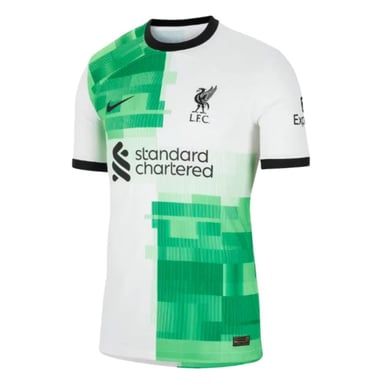 Camiseta De Fútbol Nike Liverpool Blanca Y Verde