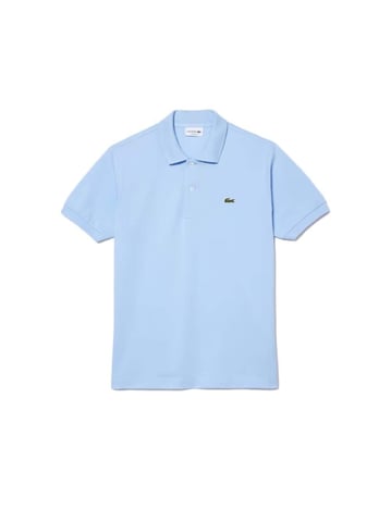 Polo original Lacoste azul pálido de corte clásico