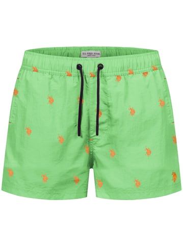 Bañador para hombre U.S. Polo Assn. con diseño de logotipo allover