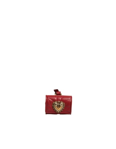 Charm de Corazón de Cuero Acolchado