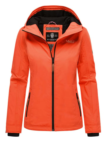 Marikoo chaqueta de entretiempo mujer – Brombeere ligera con capucha