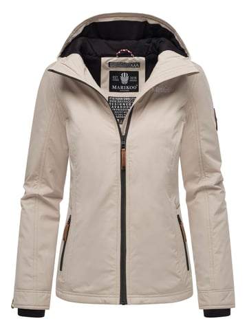 Marikoo chaqueta de entretiempo mujer – Brombeere ligera con capucha