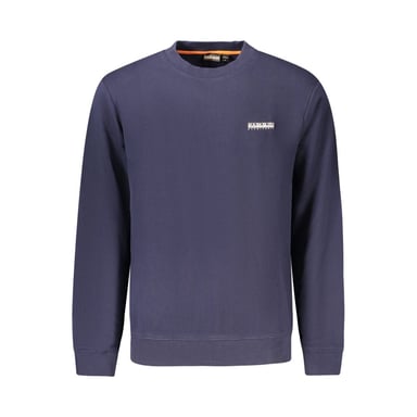 Sudadera de Hombre de Algodón Azul Napapijri