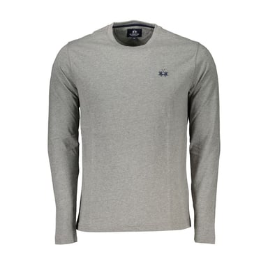 La Martina Camiseta de Algodón Gris para Hombre
