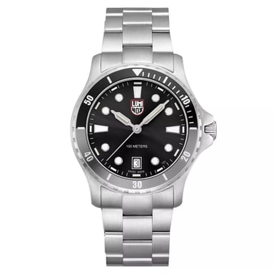 Reloj de deporte Luminox de acero inoxidable gris