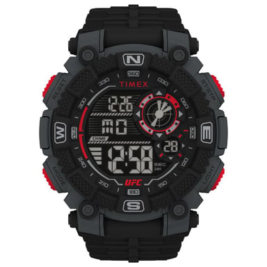Reloj Deportivo de Caucho Negro Timex