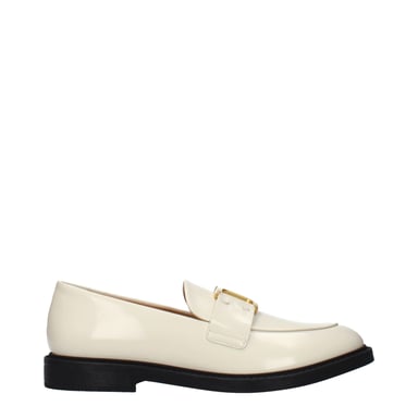 Mocasines de Cuero Beige Chloé