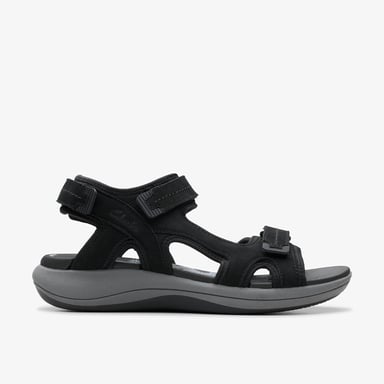 Sandalias Nubuck Negras Gratis Mira