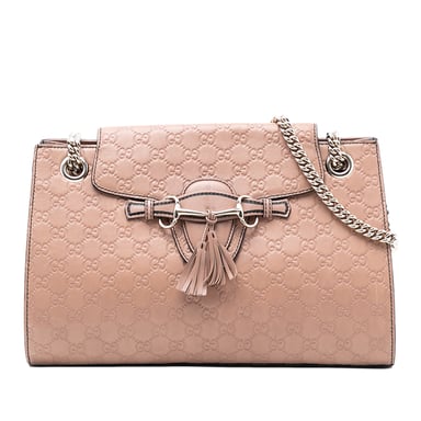 Bolso de hombro Emily Guccissima grande de segunda mano
