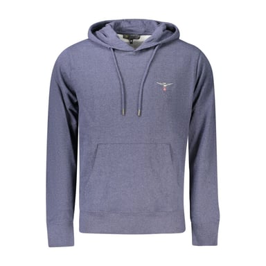 Sudadera con capucha de algodón reciclado para hombre de Accademia Militare en azul