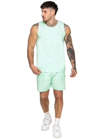 Enzo | Chándal de gimnasio para hombre con chaleco y pantalones cortos