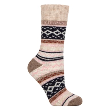 Calcetines de senderismo de mezcla de lana para mujer, con acolchado para botas de caminar