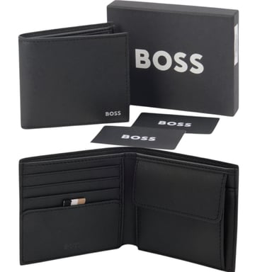 Billetera de Cuero para Hombre Hugo Boss Zair_4cc Bifold para Tarjetas de Crédito