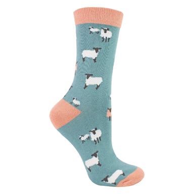 1 Paquete de Calcetines de Bambú para Dama con Diseño de Animales