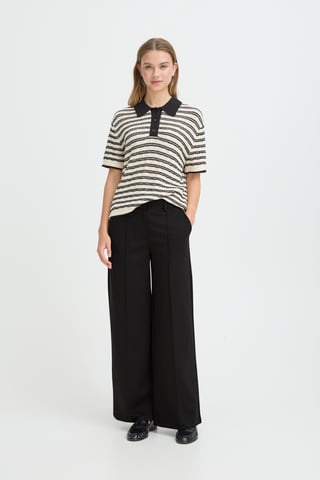 IHKATE PANTALONES CASUALES ANCHOS PARA OFICINA