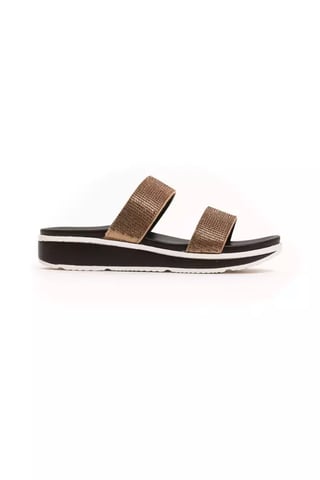 Sandalía de Mujer Textil Beige Péché Originel