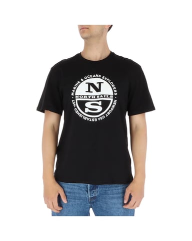 Camiseta de Algodón Negra North Sails