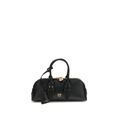 Bolso PINKO de piel de becerro negra Bos Taurus