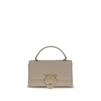 Cartera PINKO de piel de becerro beige Bos Taurus