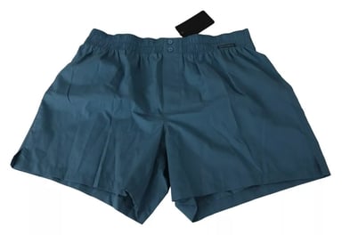 Bóxer Regular de Algodón Azul de Dolce & Gabbana