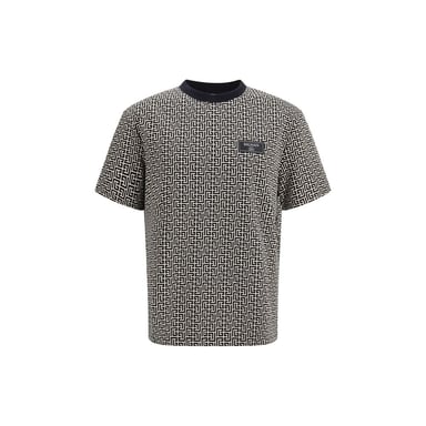 Camiseta de algodón multicolor Balmain