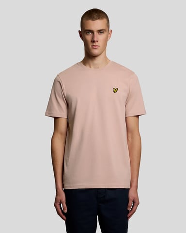 Camiseta de algodón con cuello redondo