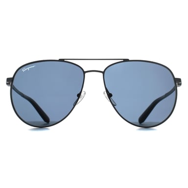 Salvatore Ferragamo SF157S 015 gafas de sol azul gunmetal oscuro
