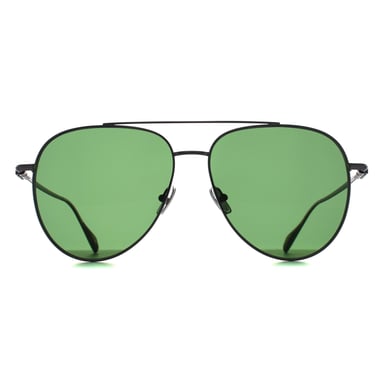 Gafas de sol Salvatore Ferragamo SF308S 044 verde rutenio claro