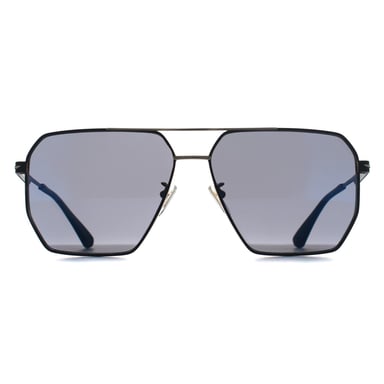Police SPLL79 Champ Lite 2 302B gafas de sol de espejo azul humo oro rosa brillante