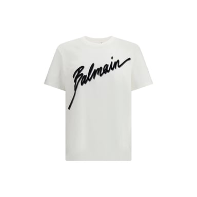 Camisa de algodón blanca Balmain