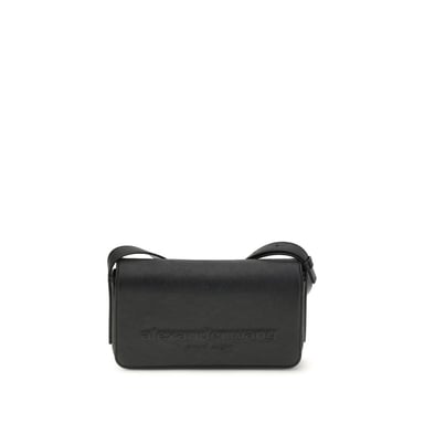 Bolso de hombro Bos Taurus de cuero de ternera negro Alexander Wang