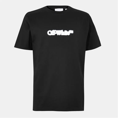 Camiseta Spray Arrow Off White para Hombre en Negro-Blanco