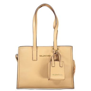 Bolso de mano para mujer de poliuretano beige Mario Valentino
