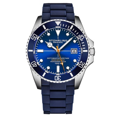 Reloj Stührling Datemaster Heritage 4087 para hombre de 44 mm