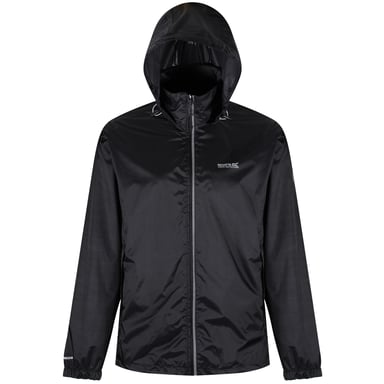 Regatta Mens Lyle IV Waterproof Hooded Jacket (Black)